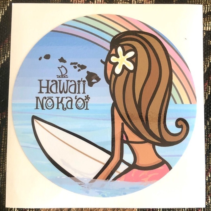 Hawaii Nò Ka' Oi ステッカー　